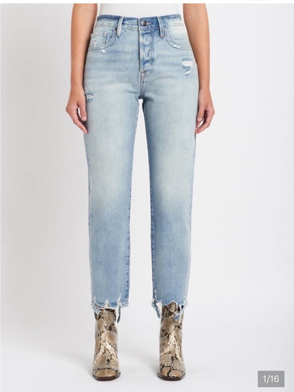 Frame Le Original straight leg ankle jeans size 29